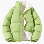Women's Fleece-Lined Puffer Jacket with Hood