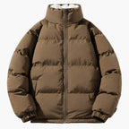 Women's Fleece-Lined Puffer Jacket with Hood