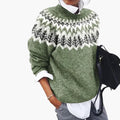 Women's Round Neck Ribbed Knit Sweater