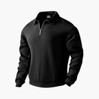 Men's Half-Zip Sweater with Collar