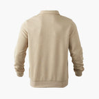 Men's Half-Zip Sweater with Collar