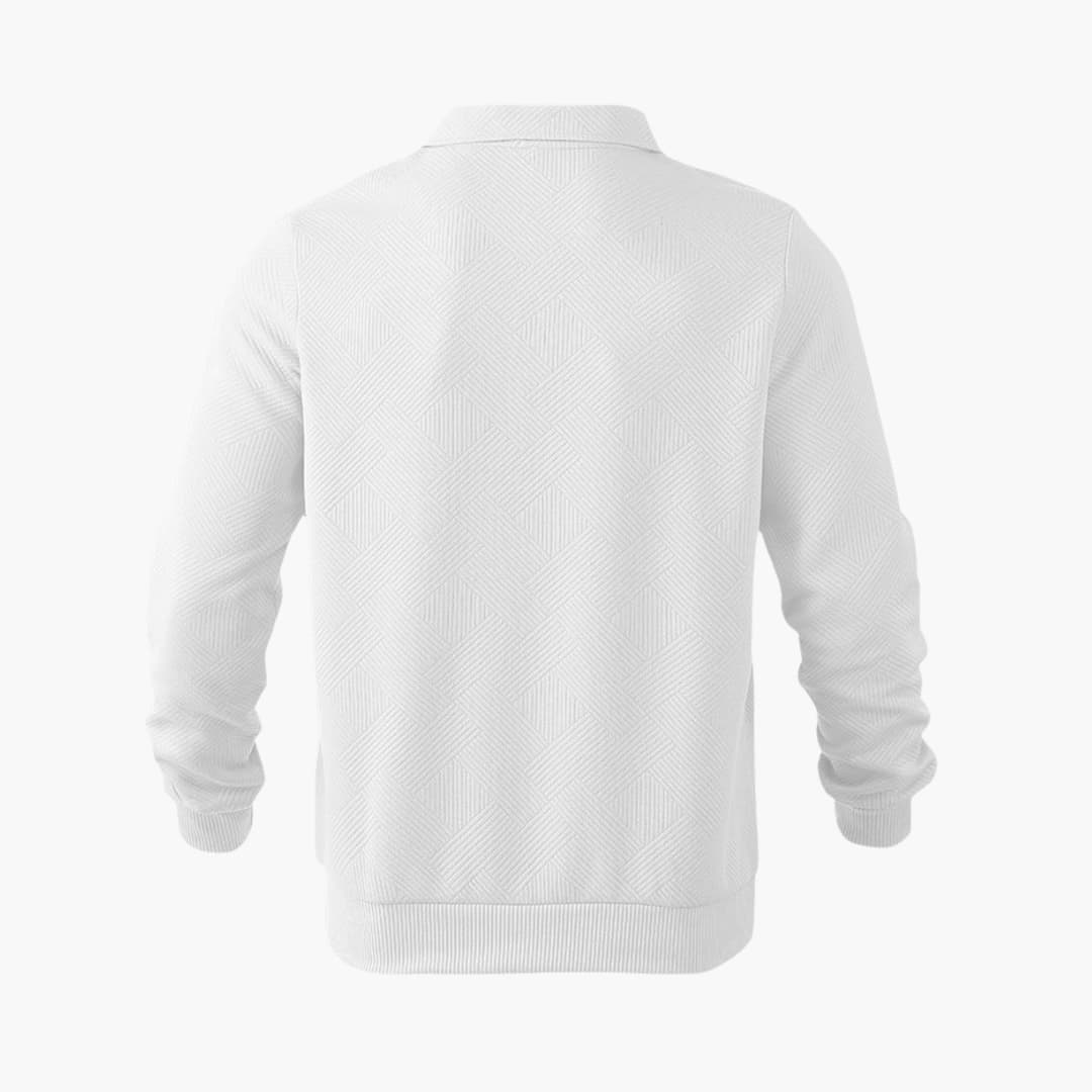 Men's Half-Zip Sweater with Collar