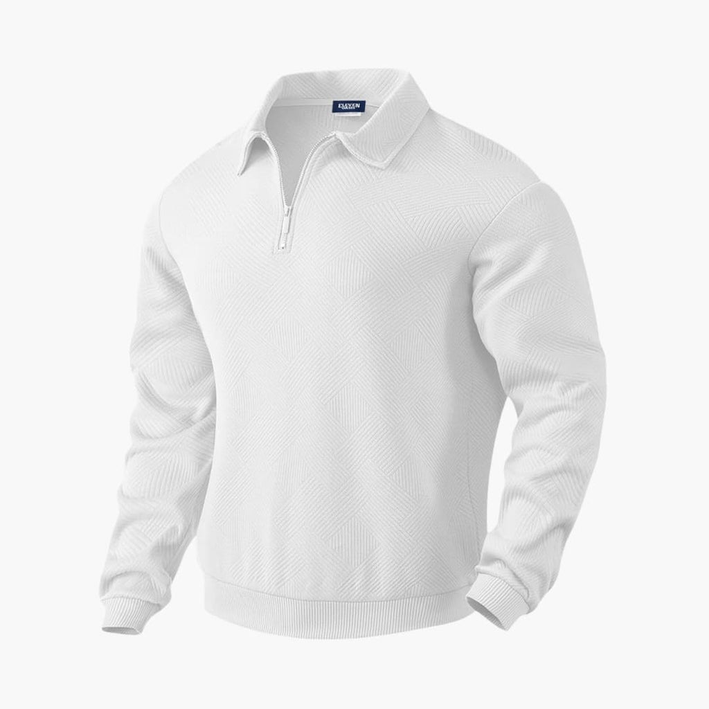 Men's Half-Zip Sweater with Collar