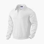 Men's Half-Zip Sweater with Collar