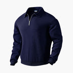 Men's Half-Zip Sweater with Collar
