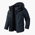 Men's Hooded Winter Jacket – Insulated