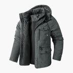 Men's Hooded Winter Jacket – Insulated