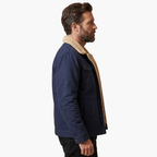 Men's Sherpa Button-Up Jacket – Fleece