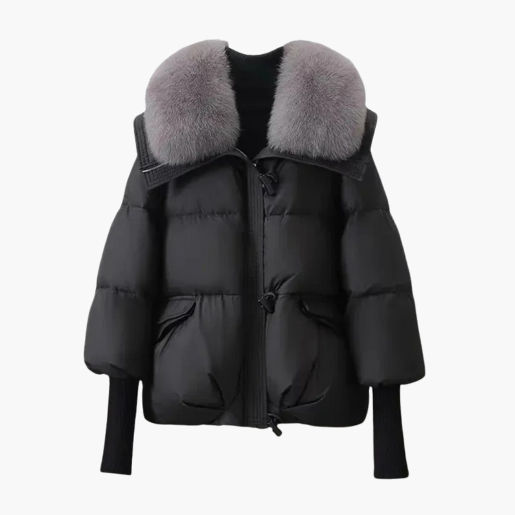 Women's Faux Fur Collar Puffer Jacket
