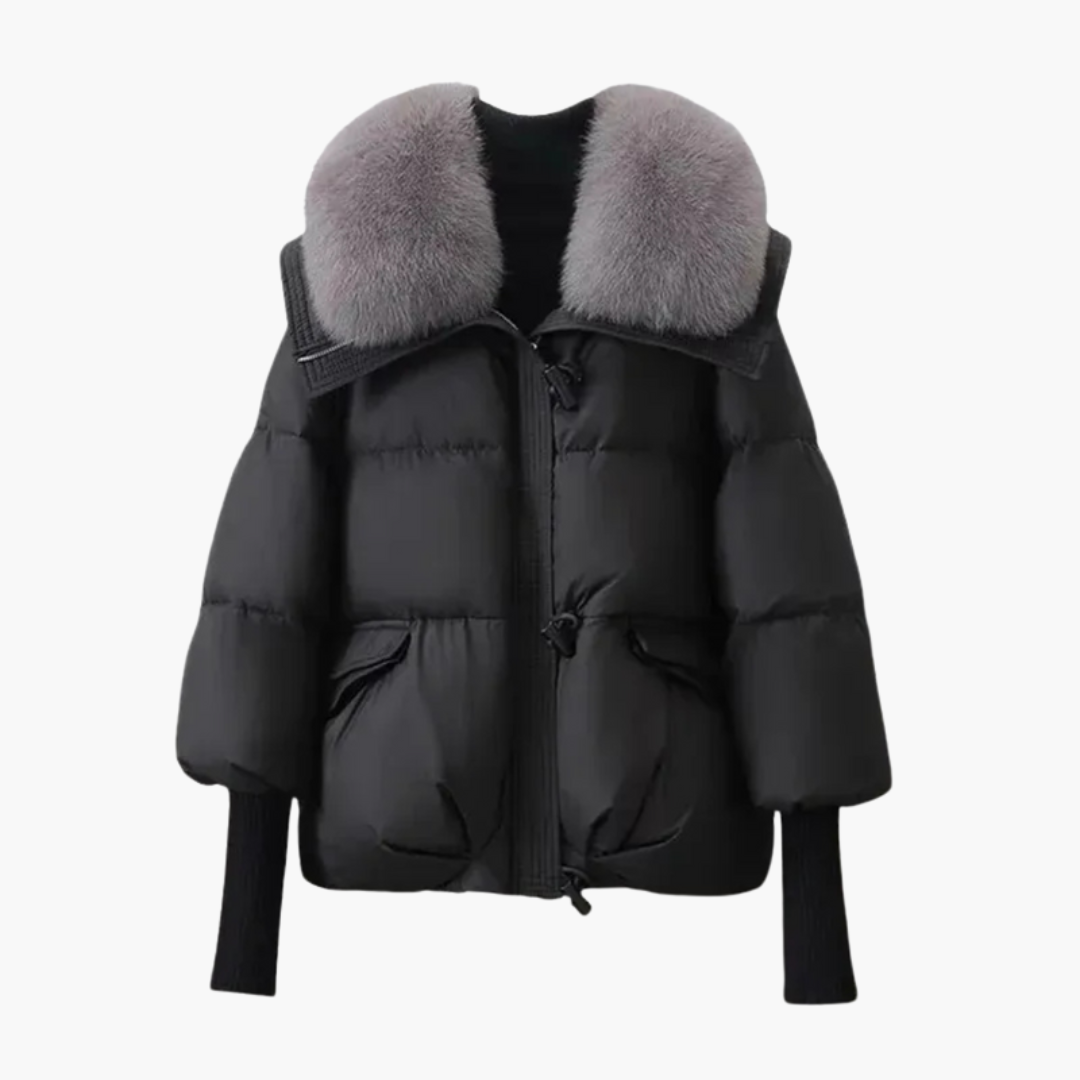 Women's Faux Fur Collar Puffer Jacket